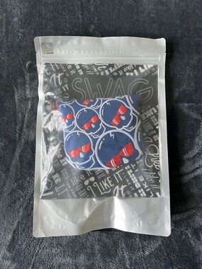 ✨Swag Golf Mallet Putter Head Cover Blue Skull New